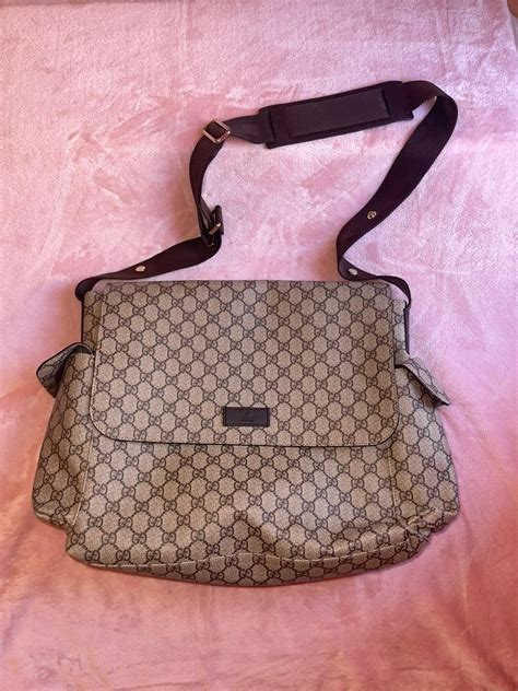 purple gucci diaper bag|gucci signature diaper bag.